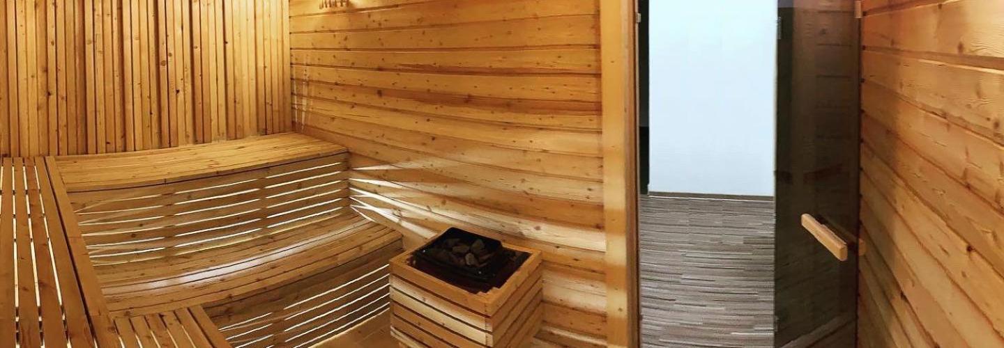 Hotel Zur Alten Stadtkellerei Leipzig Luaran gambar A modern sauna heater